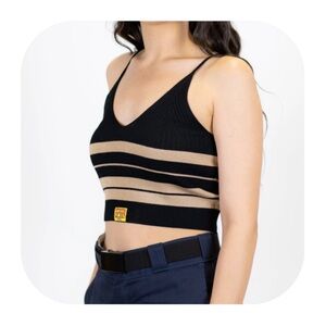 FB County Charlie Brown XS/S striped sweater tank